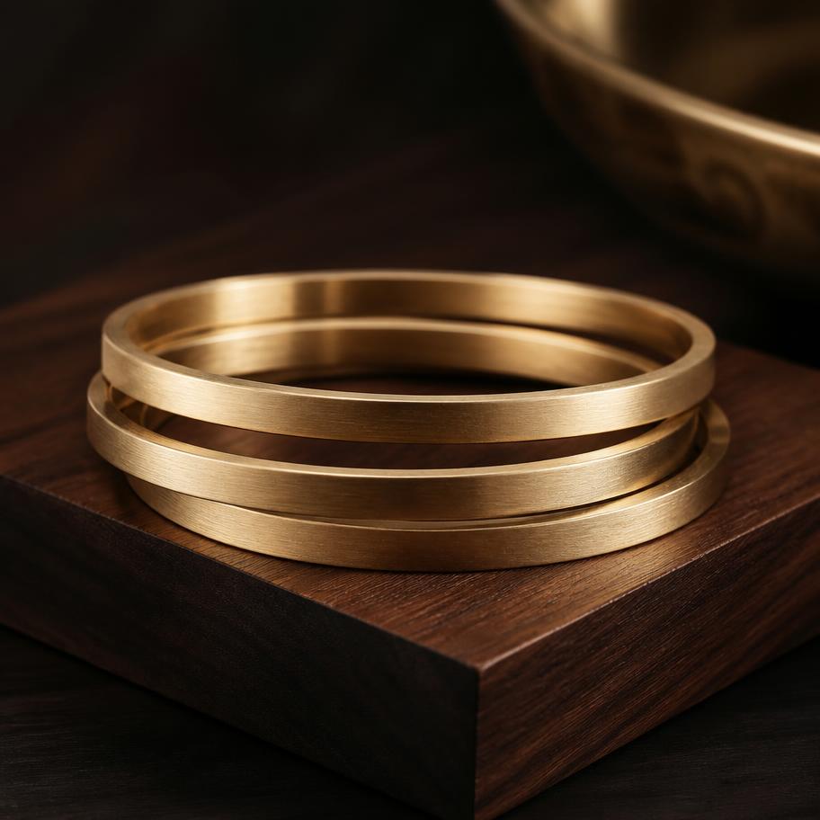 Trio Bracciali Ottone — Bigiotteria